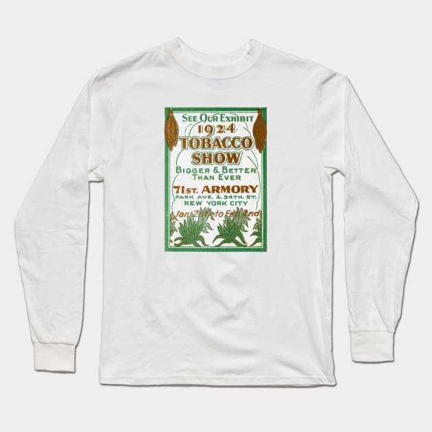 1924 New York City Tobacco Show Long Sleeve T-Shirt by historicimage